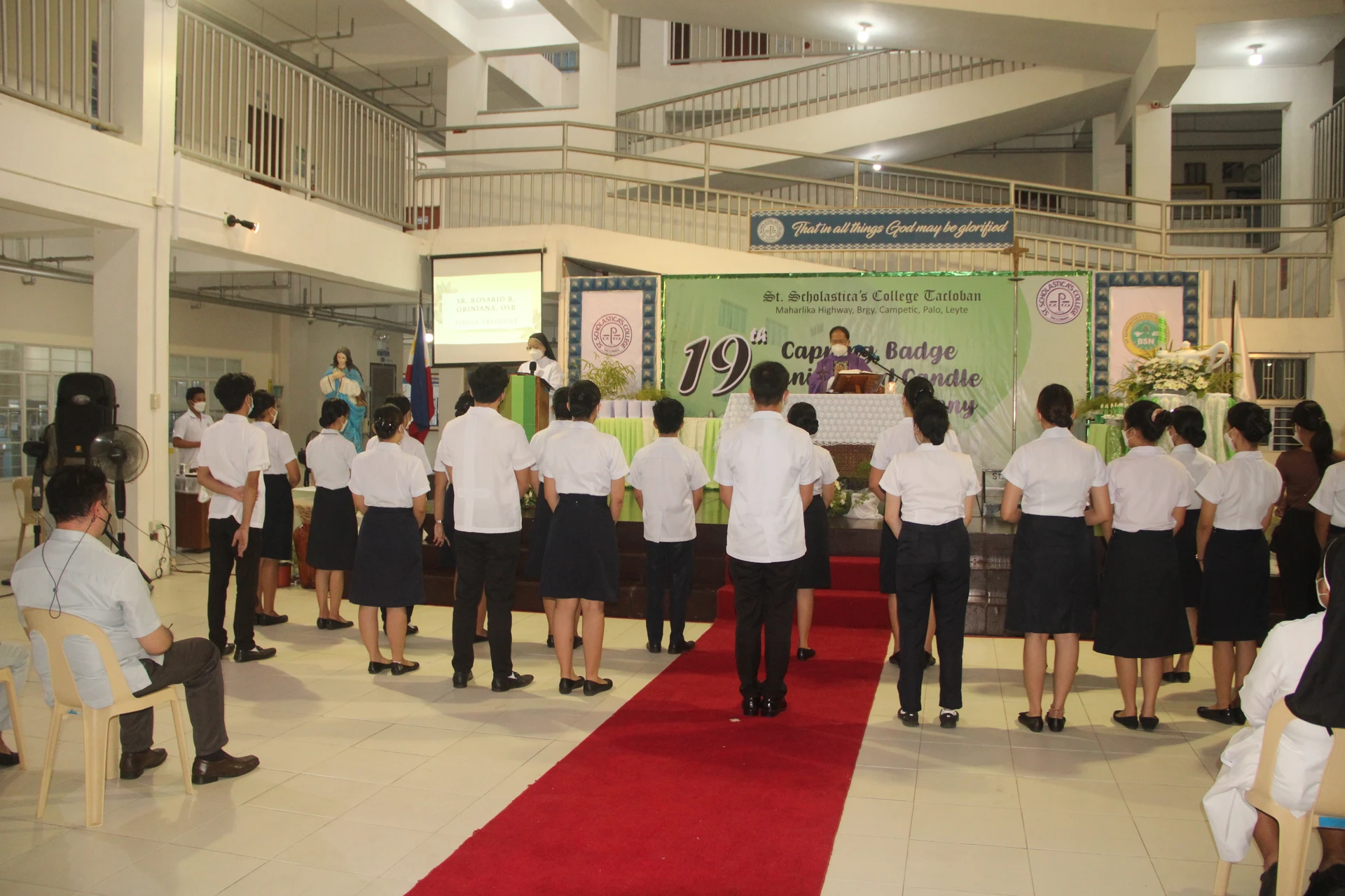Mass before Capping, Investiture and Oath-Taking